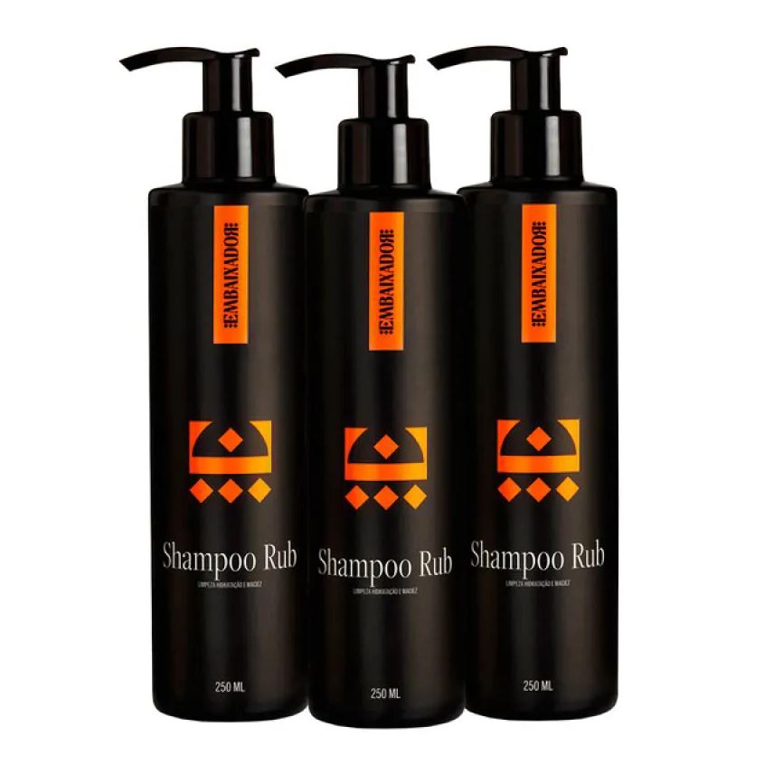 Embaixador Kit 03 Shampoo para Cabelo Rub 250ml