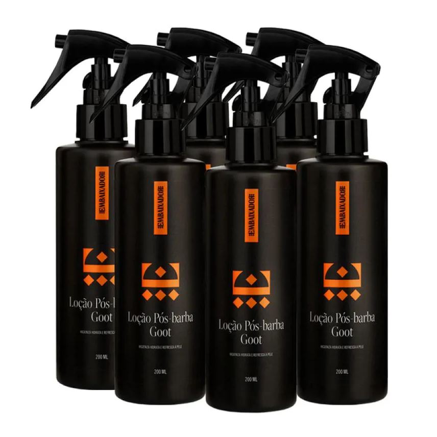 Embaixador Kit 06 Loção Pós Barba Goot 200ml