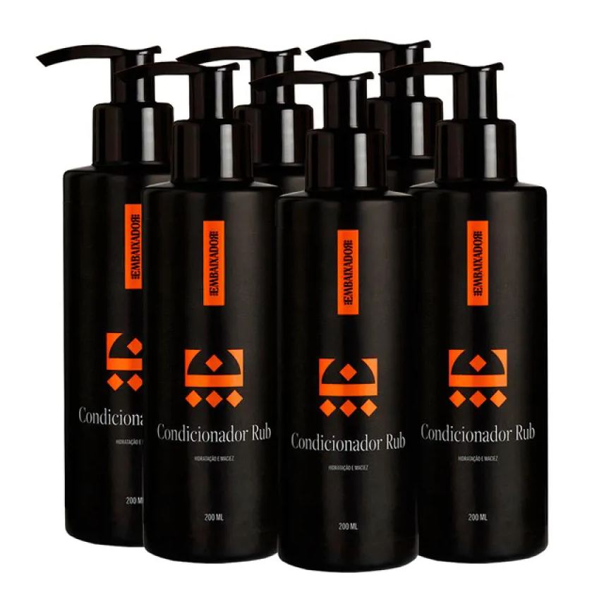 Embaixador Kit 06 Condicionador para Cabelo Rub 200ml