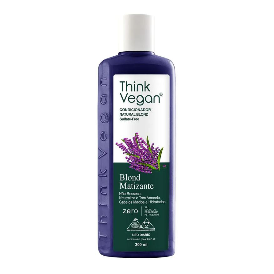 Think Vegan Condicionador Natural Blond Matizante 300ml