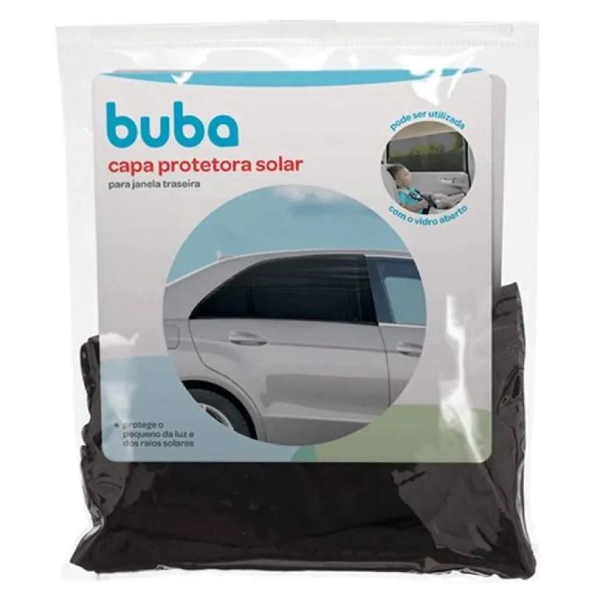 Cortina Capa Protetor Solar para Bebe Janela Traseira Buba