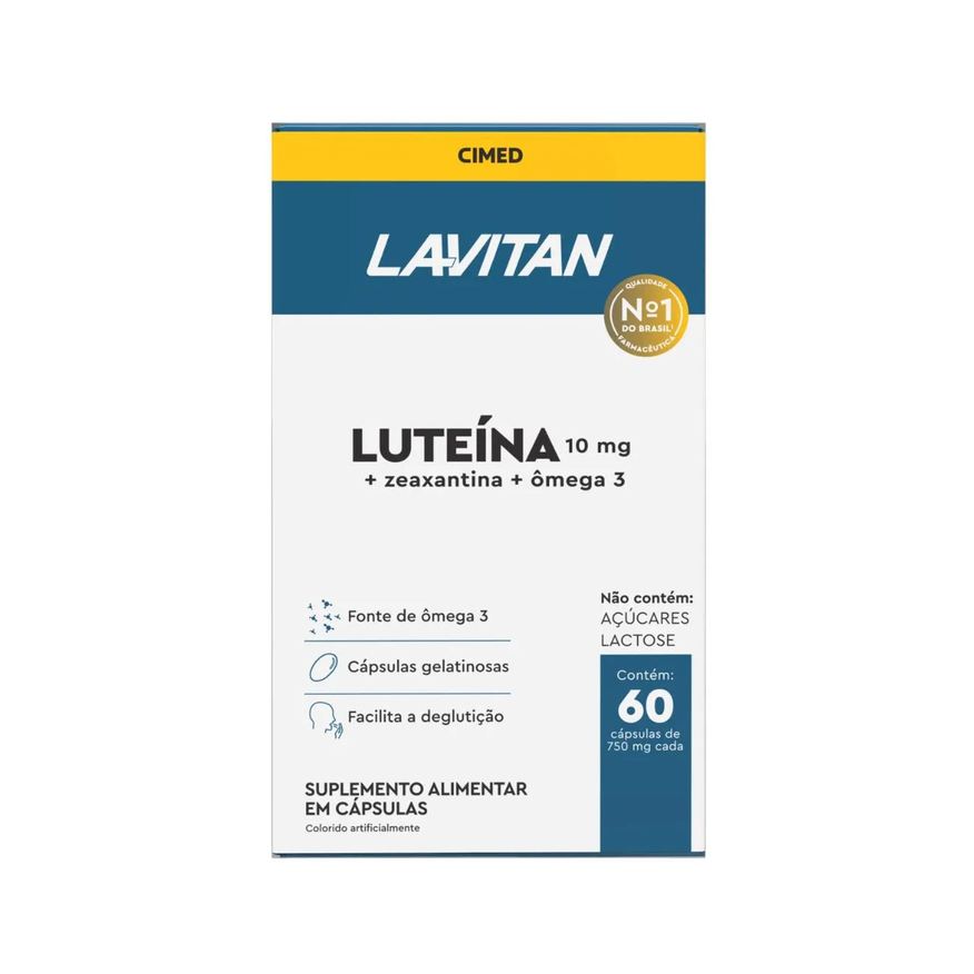 Lavitan Luteína + Zeaxantina + Ômega 3 60 Comprimidos Cimed