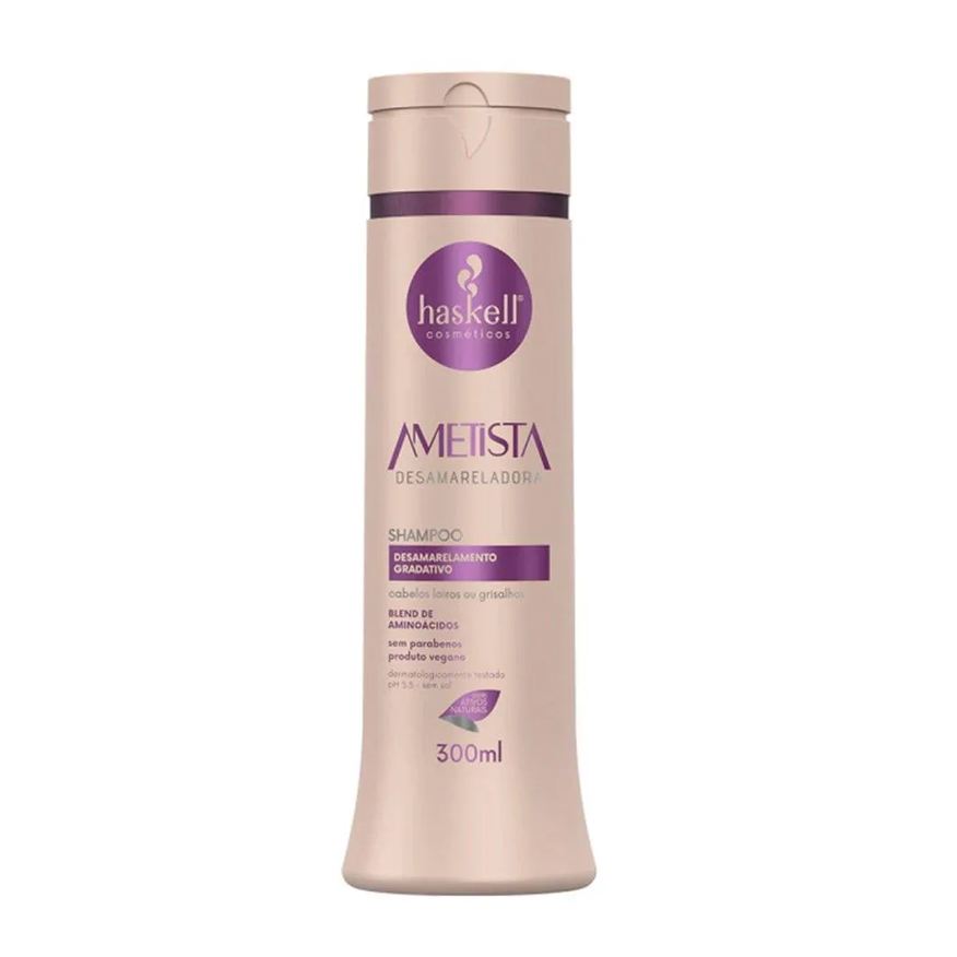 Haskell Shampoo Matizador Ametista Cabelos Loiros 300ml