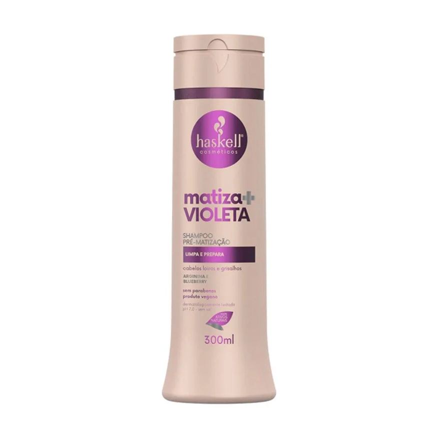 Haskell Shampoo Matizador Matiza+ Neutralizador de Amarelo 300ml