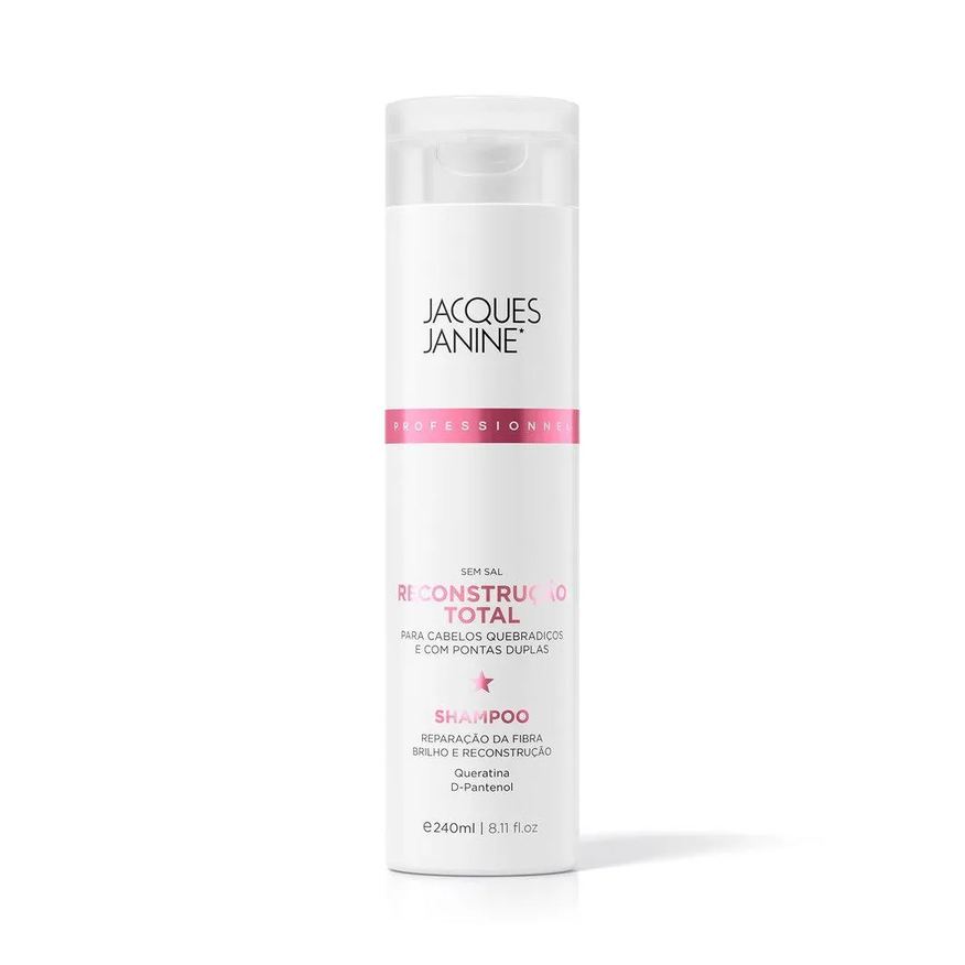 Jacques Janine Professional SHAMPOO JACQUES JANINE RECONSTRUçãO TOTAL - 240ml
