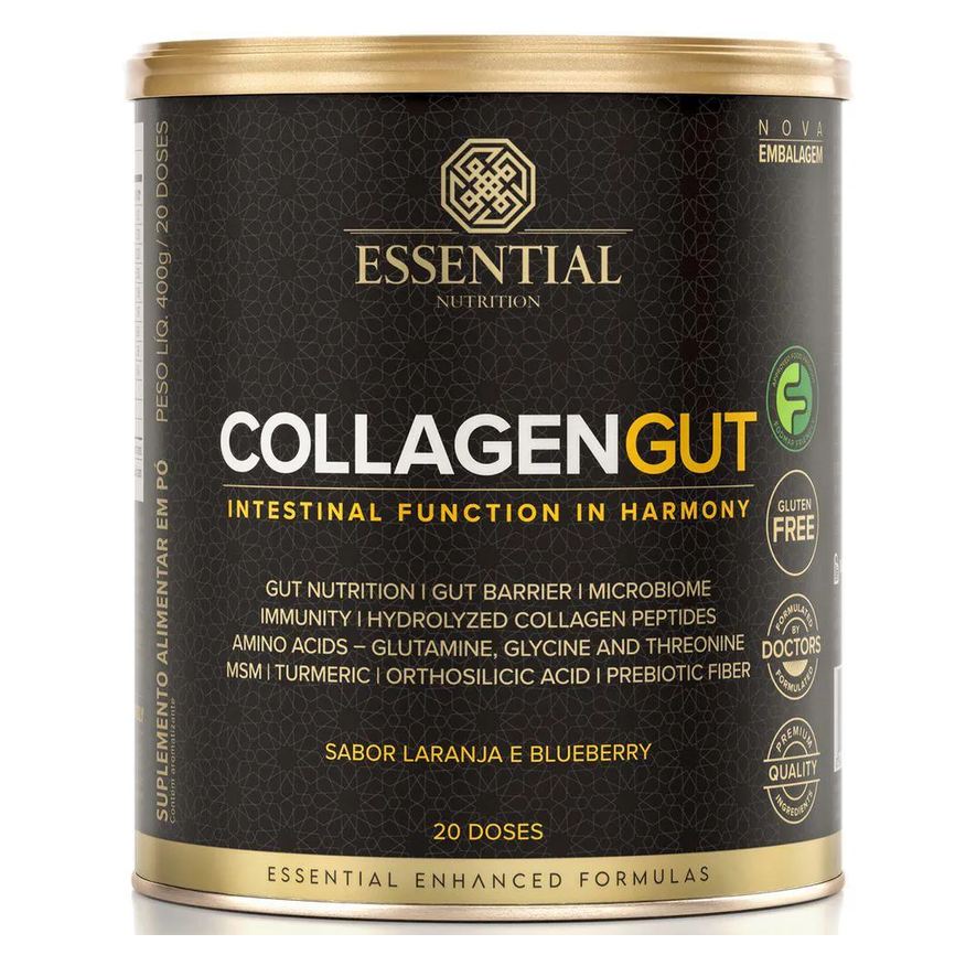 Essential Nutrition Collagen Gut - Laranja e Blueberry - 400g