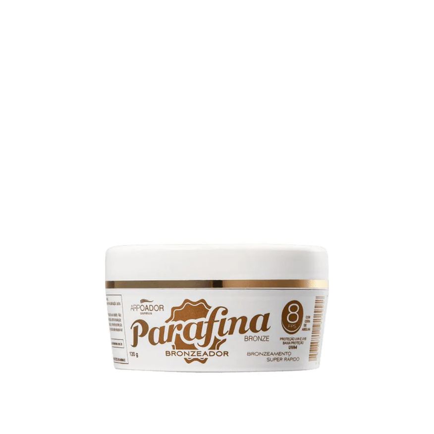 Parafina Bronze Fps8 Creme Bronzeador 120g