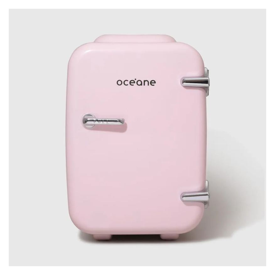 Océane mini geladeira rosa - skincare fridge 4l