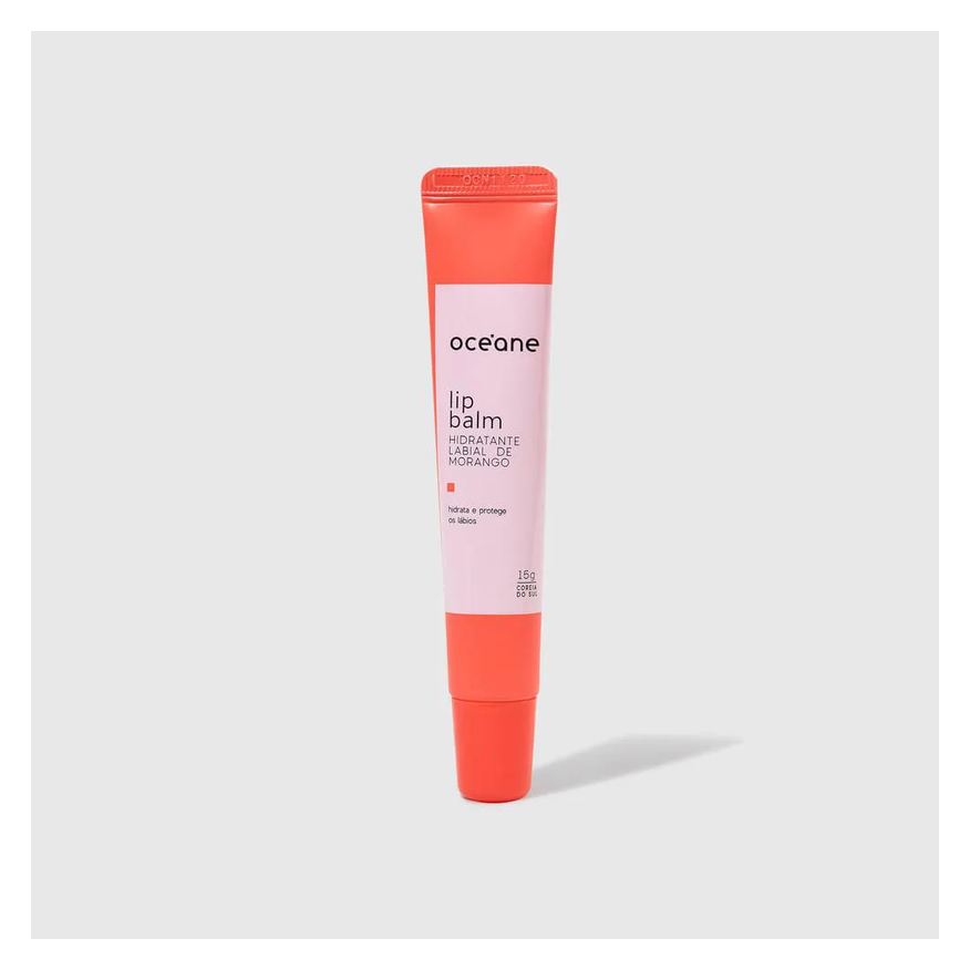 Océane Hidratante Labial Morango - Lip Balm 15g Sim