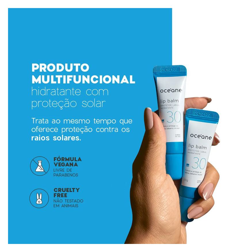 Labial Protetor Hidratante - Lip Balm Fps30 10g