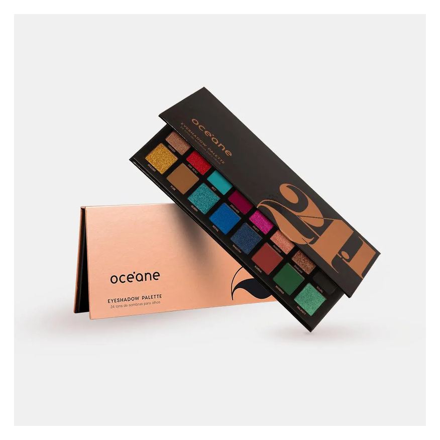 Océane Kit Paleta de Sombras 24.1 24 cores 2 unidades
