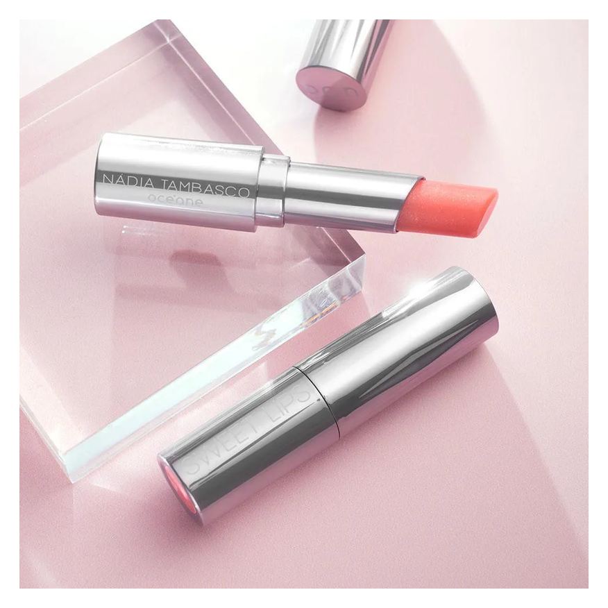Labial Revitalizador Rosa Nádia Tambasco By Océane - Sweet Lips Candy 3g