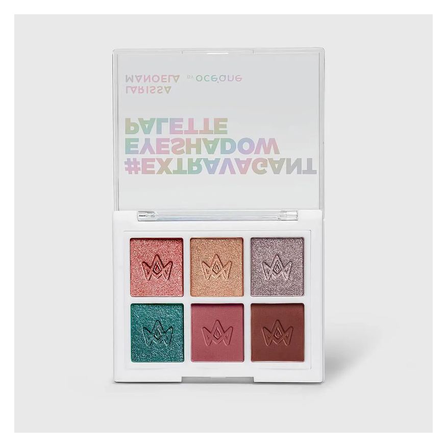 Océane Paleta de Sombras Larissa Manoela By Extravagant 6 cores 7,5g