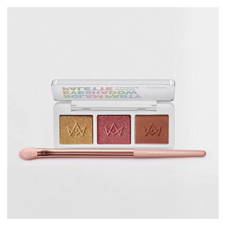 Océane Kit Paleta de Sombras Glam Party Larissa Manoela By + Pincel (2 Produtos)