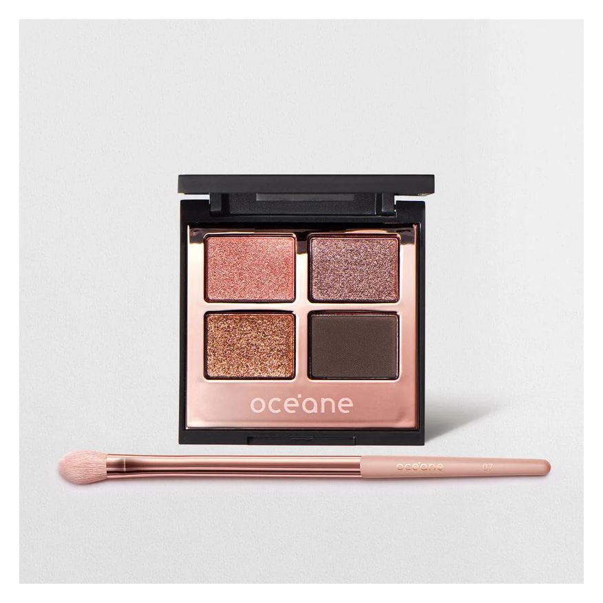 Océane Kit Paleta de Sombras Galaxy Edition + Pincel Para Sombra Ocn7 (2 Produtos)