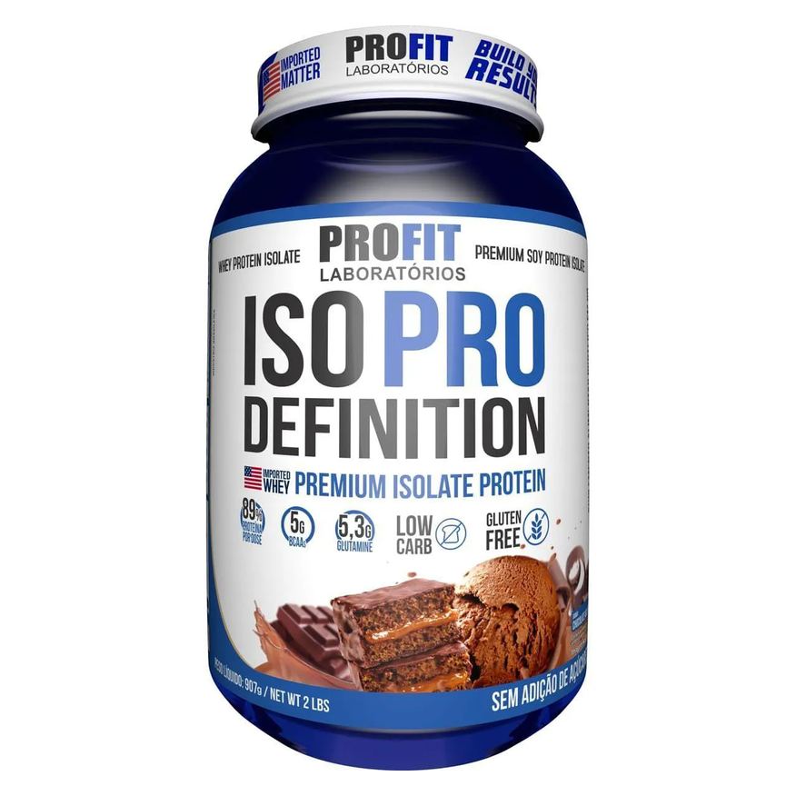Profit Laboratório Whey Protein Pro Fit Iso Pro Definition Chocolate 907g