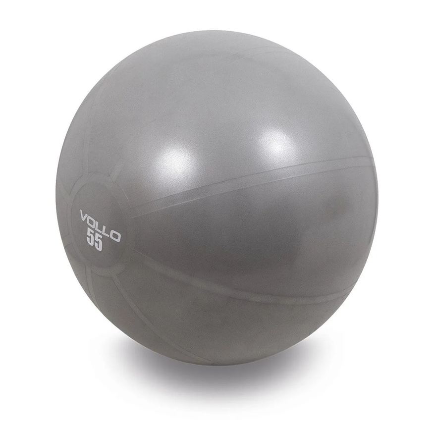 Sexagem Fetal Gym Ball com Bomba - 55 Cm Cinza - Vollo Sports