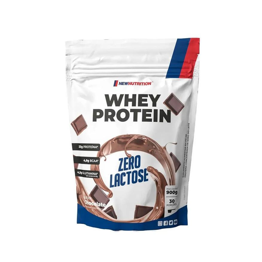 Newnutrition Whey Protein Zero Lactose - 900g Refil Chocolate