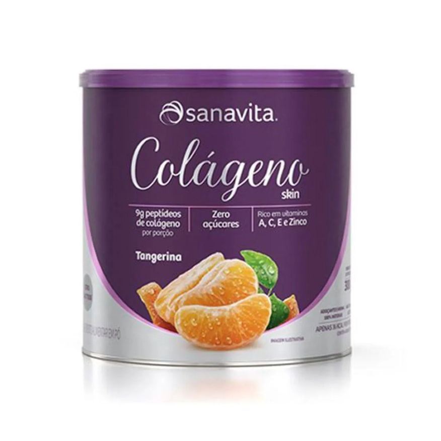 Sanavita Colágeno Skin - 300g Tangerina