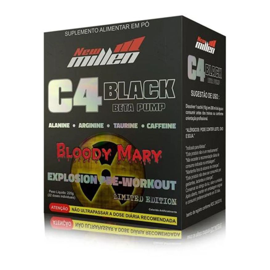 New Millen Pré-Treino C4 Black Beta Pump 220g