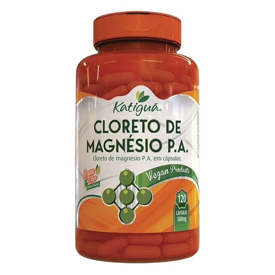 Katigua Cloreto de Magnésio Pa - 120 Cápsulas - Katiguá