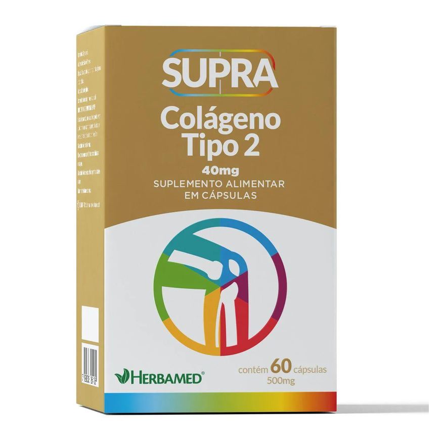 Herbamed Supra Colágeno Tipo Ii - 60 Cápsulas