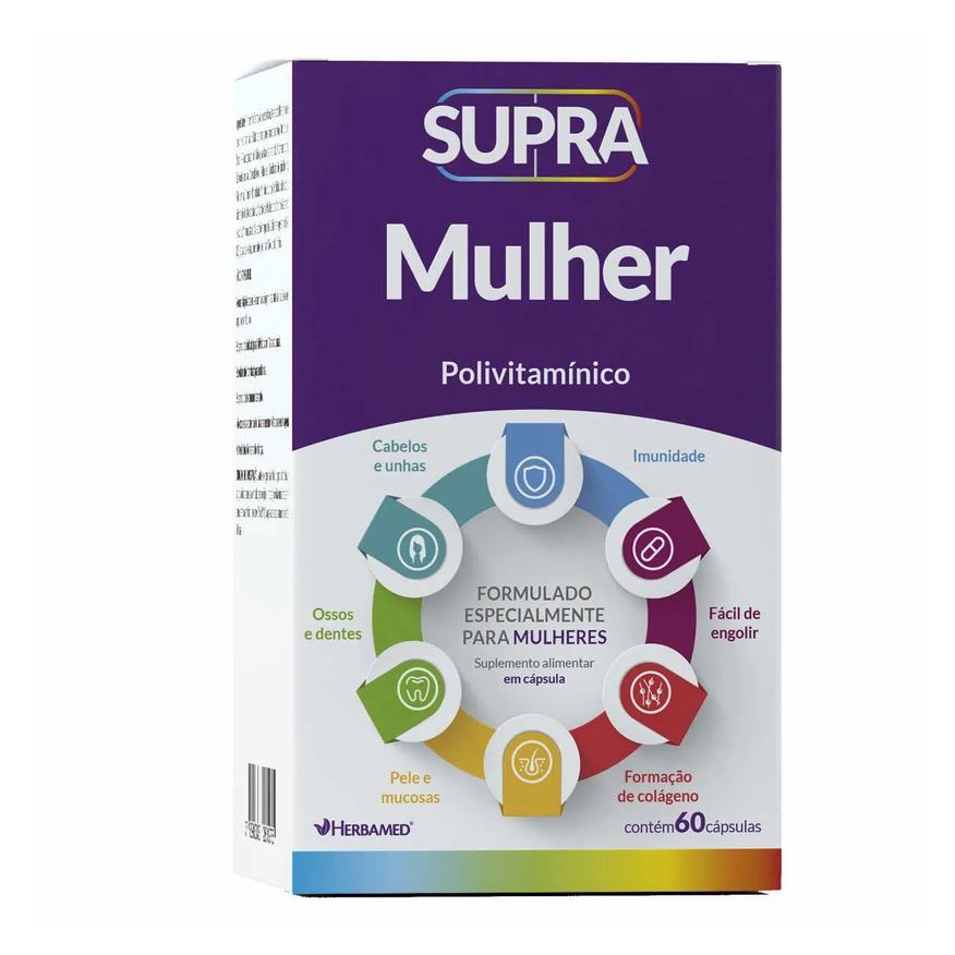 Herbamed Supra Mulher Polivitamínico - 60 Cápsulas