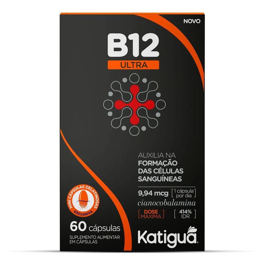 Katigua Vitamina B12 Ultra - 60 Cápsulas Gelatinosas - Katiguá