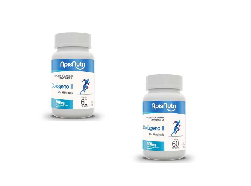 Apisnutri Kit 2 Colageno Ii Não Hidrolisado com 60caps