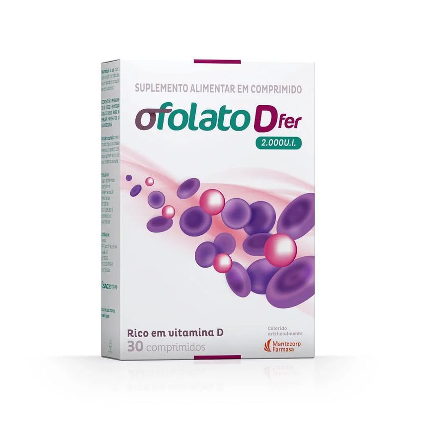 Ofolato Vitamina D Ofalato D FER 1000 UI 30 comprimidos
