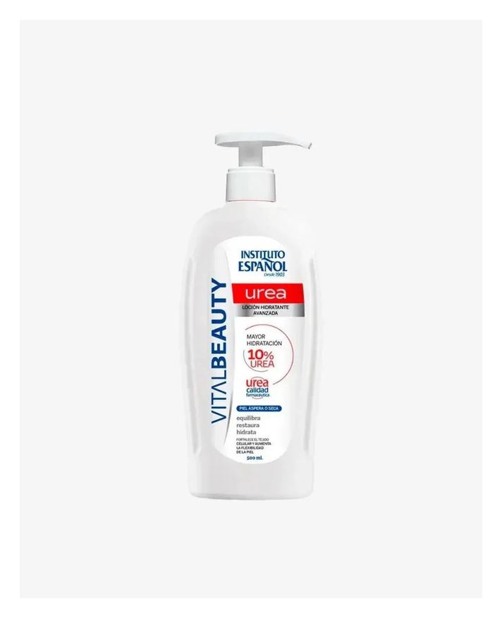 Vital Beauty 10% Urea 500ml - Pele Seca e Áspera - Equilibra, Restaura e Hidrata