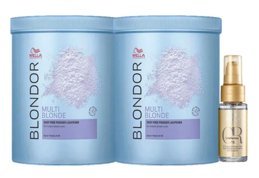 Wella Professionals Kit Wella 02 Pó Descolorante 800g e Oil Reflection 30ml
