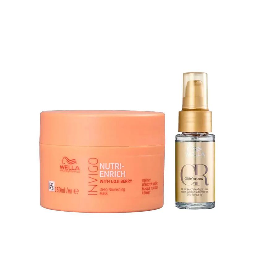 Wella Professionals Máscara Nutri - Enrich 150ml e Oil Reflections 30ml - Wella