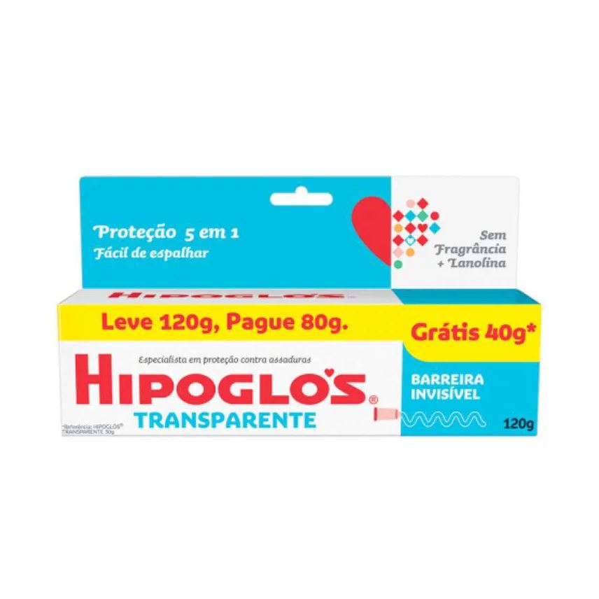 Hipoglós Creme para Assadura Transparente 120g