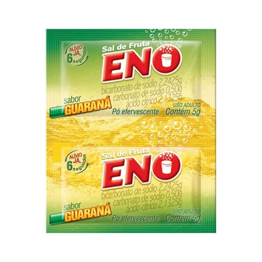 Eno Sal de Fruta Sabor Guaraná com 2 Envelopes de 5g
