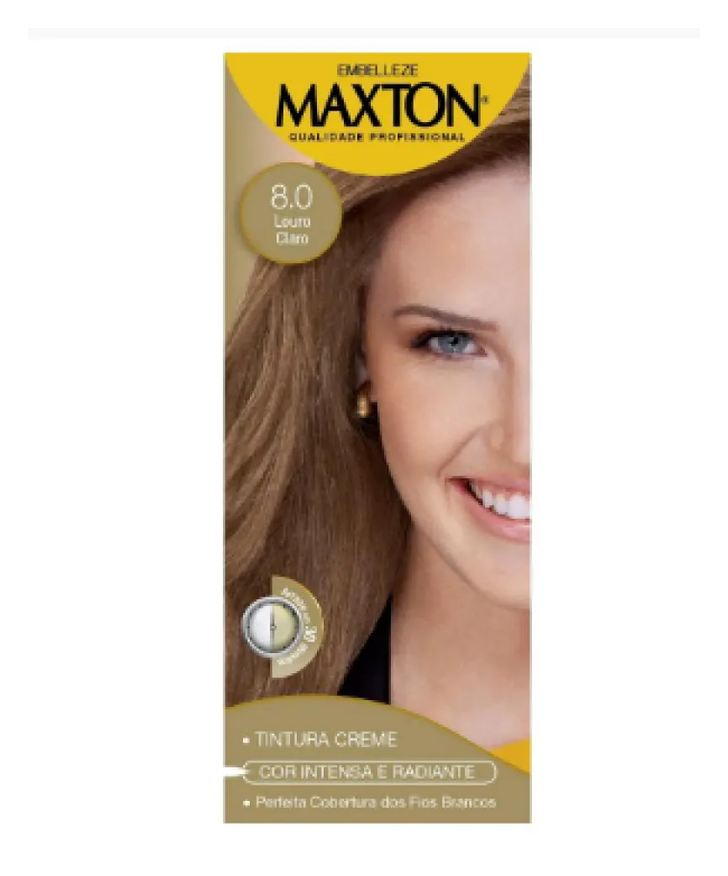 Embelleze Tinta Maxton 8.0 Louro Claro 60g+ox