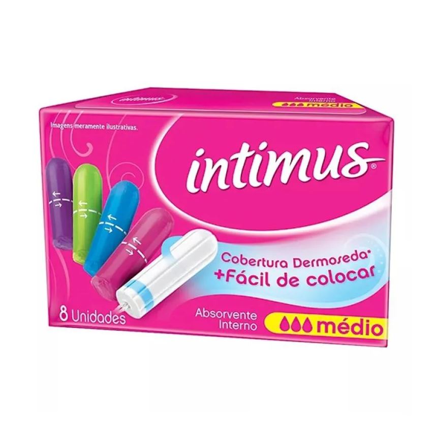 Kimberly Clark Abs.intimus Gel Interno Médio 8 unidades