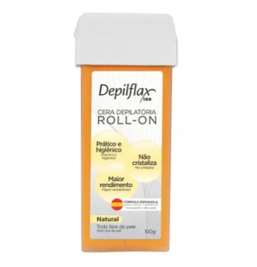 Depilflax Cera Roll-on Mel 100g