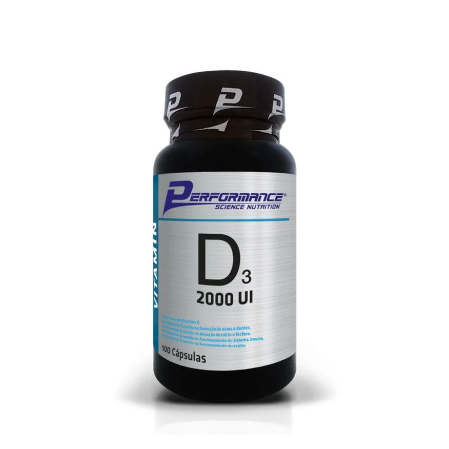 Performance Nutrition Vitamina D3 2000ui - 100 Cápsulas