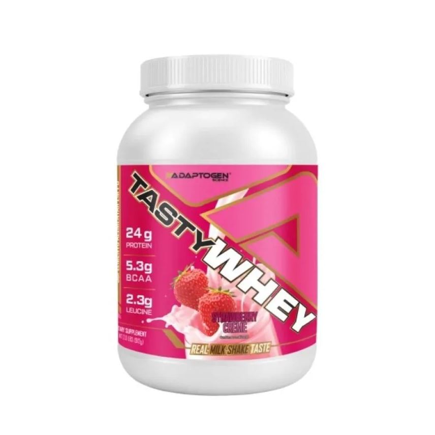 Adaptogen Science Tasty Whey (912g) - Sabor: Morango (900g)