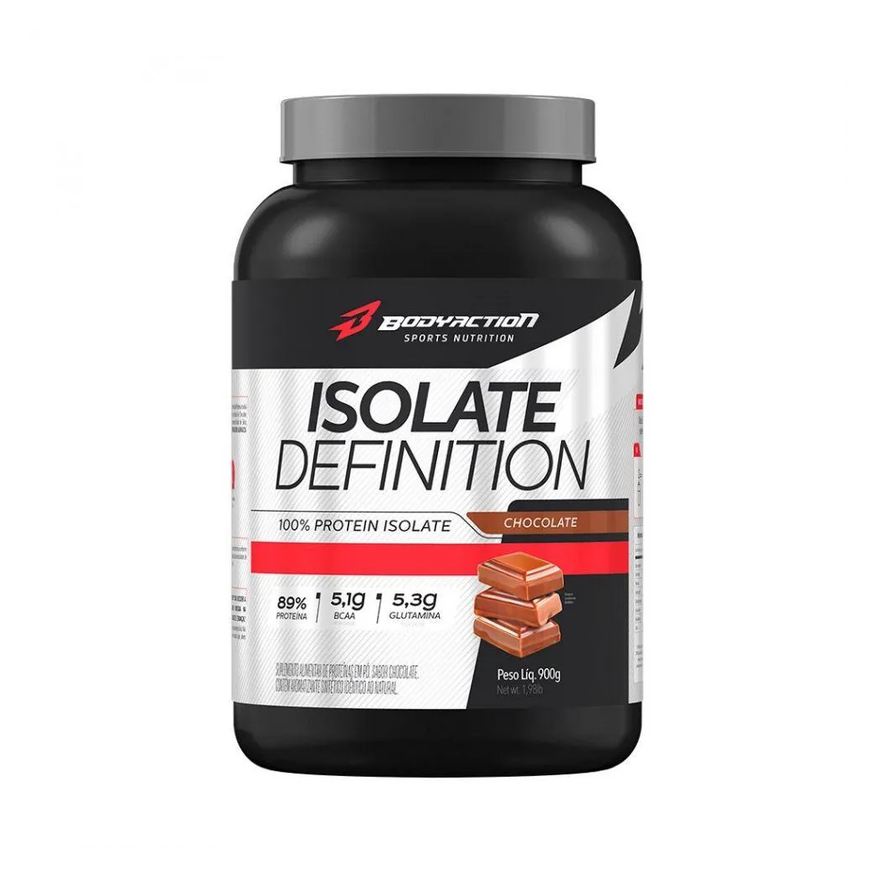 Body Action Proteína Isolada em Pó Isolate Definition Chocolate 900g