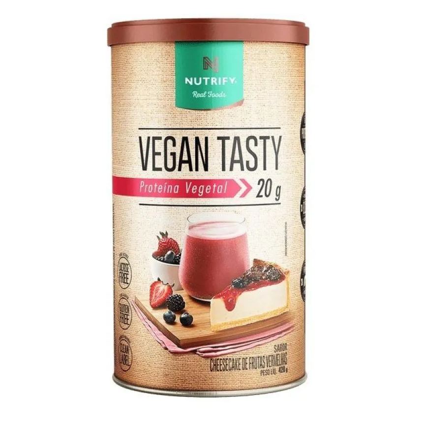 Nutrify Proteína Vegetal em Pó Vegan Tasty Cheesecake de Frutas Vermelhas 420g