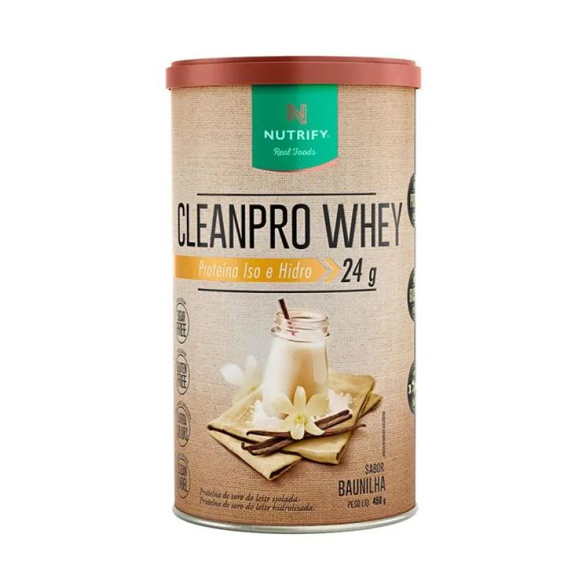 Nutrify Cleanpro Whey (450g) - Sabor: Baunilha