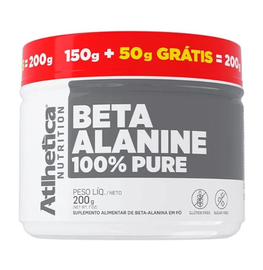 Atlhetica Nutrition Pré-treino Athletica Nutrition Beta Alanina 100% Pure 150g + 50g Grátis