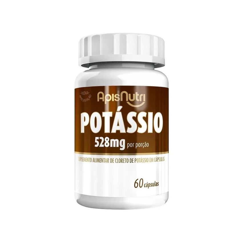 Apisnutri Potássio 528mg (60 Cápsulas) - Padrão: Único