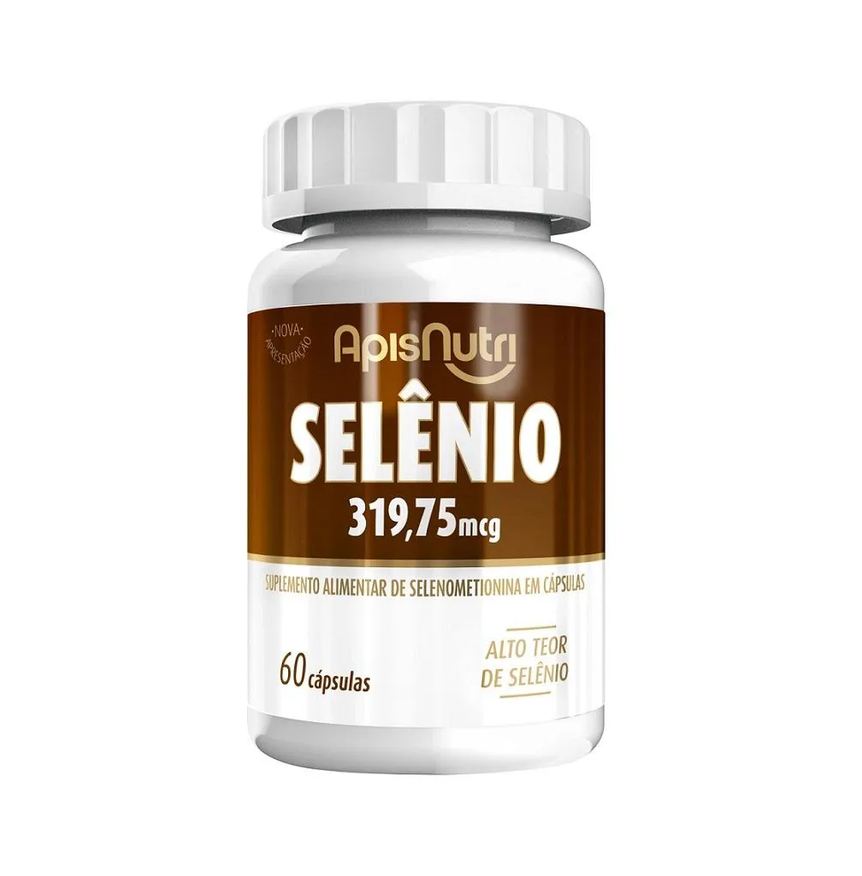 Apisnutri Selênio 319,75mg (60 Cápsulas) - Padrão: Único