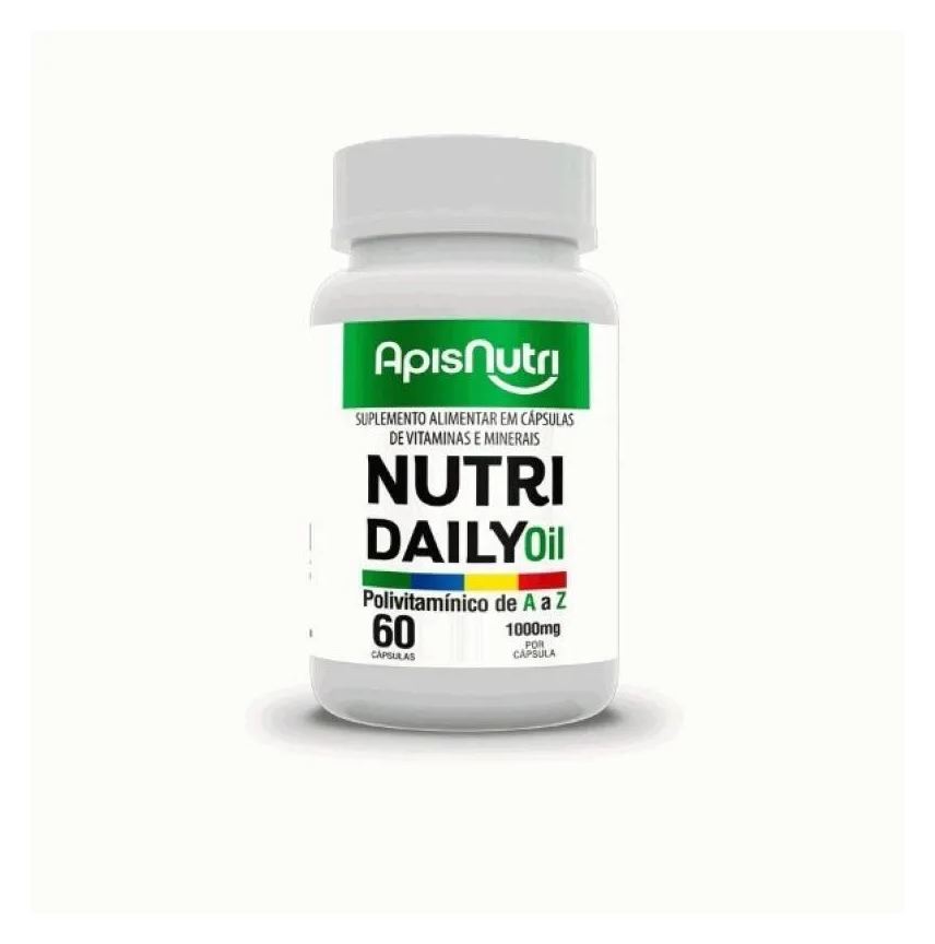 Apisnutri Polivitamínico Concentrado Nutri Daily - 1000mg (60 Cápsulas) - Padrão: Único