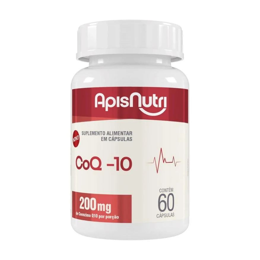 Apisnutri Coenzima Q10 200mg (60 Cápsulas) - Padrão: Único