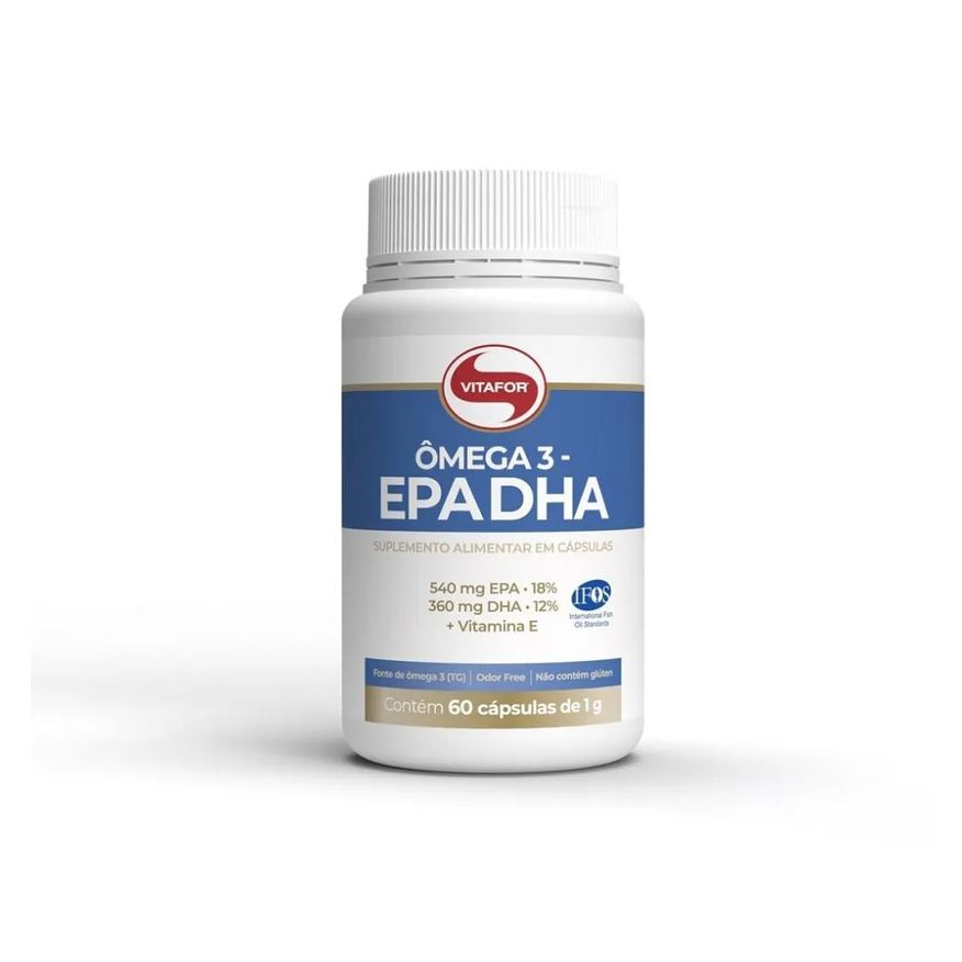 Vitafor Ômega 3 Epa Dha 1g (60 Cápsulas) - Padrão: Único