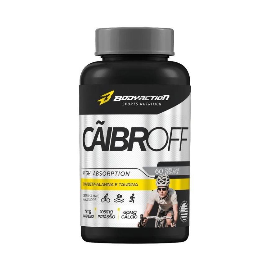 Body Action Suplemento Cãibroff 60 cápsulas Veganas